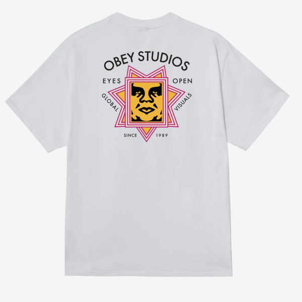 Obey Global Visuals T-Shirt - White