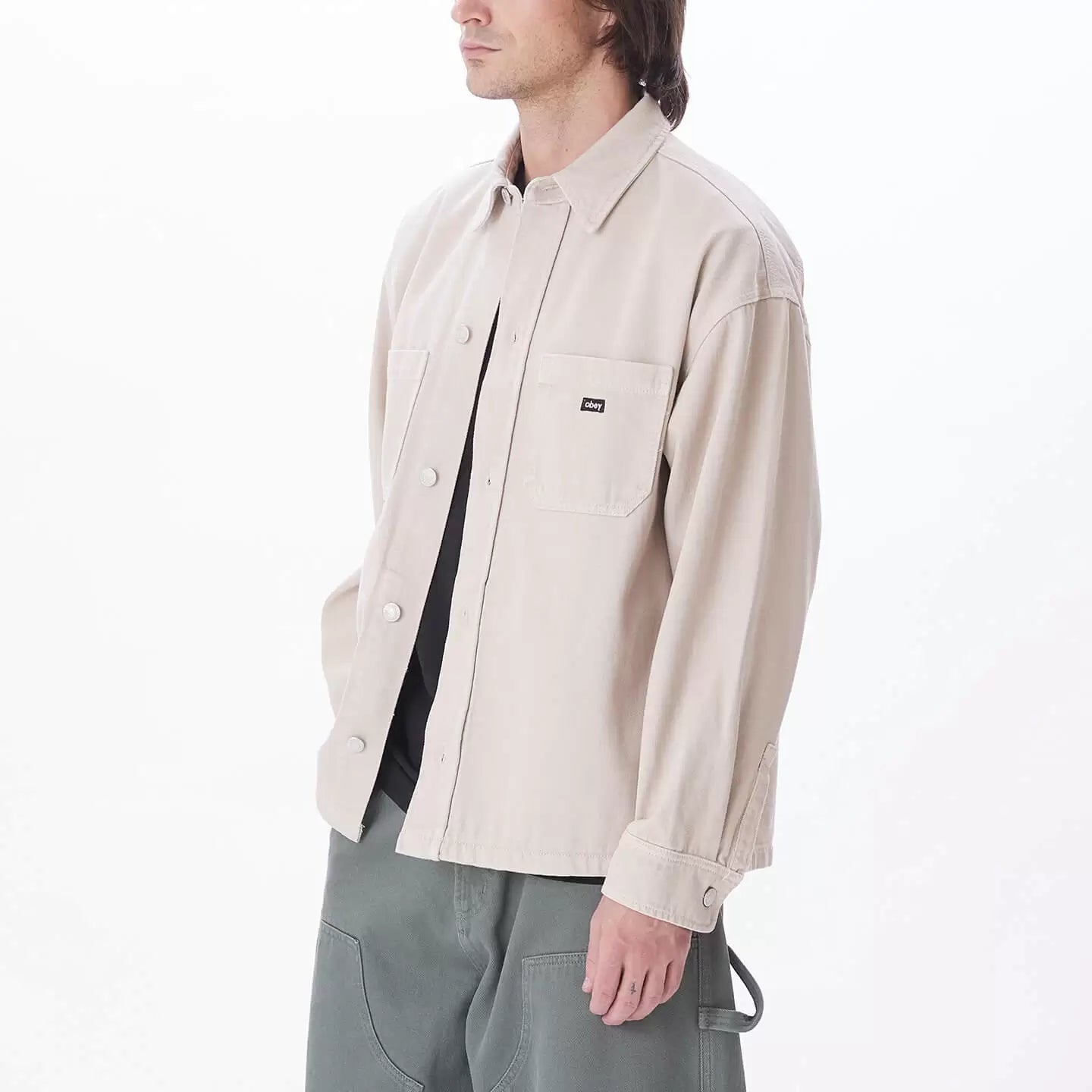 Obey Milton Shirt Jacket - Clay