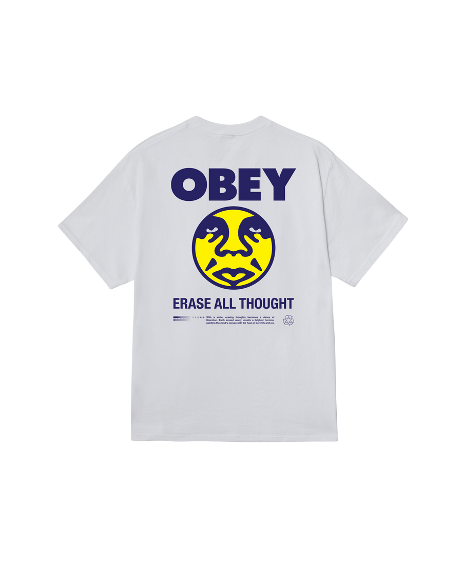Obey Erase All Thought T-Shirt - White