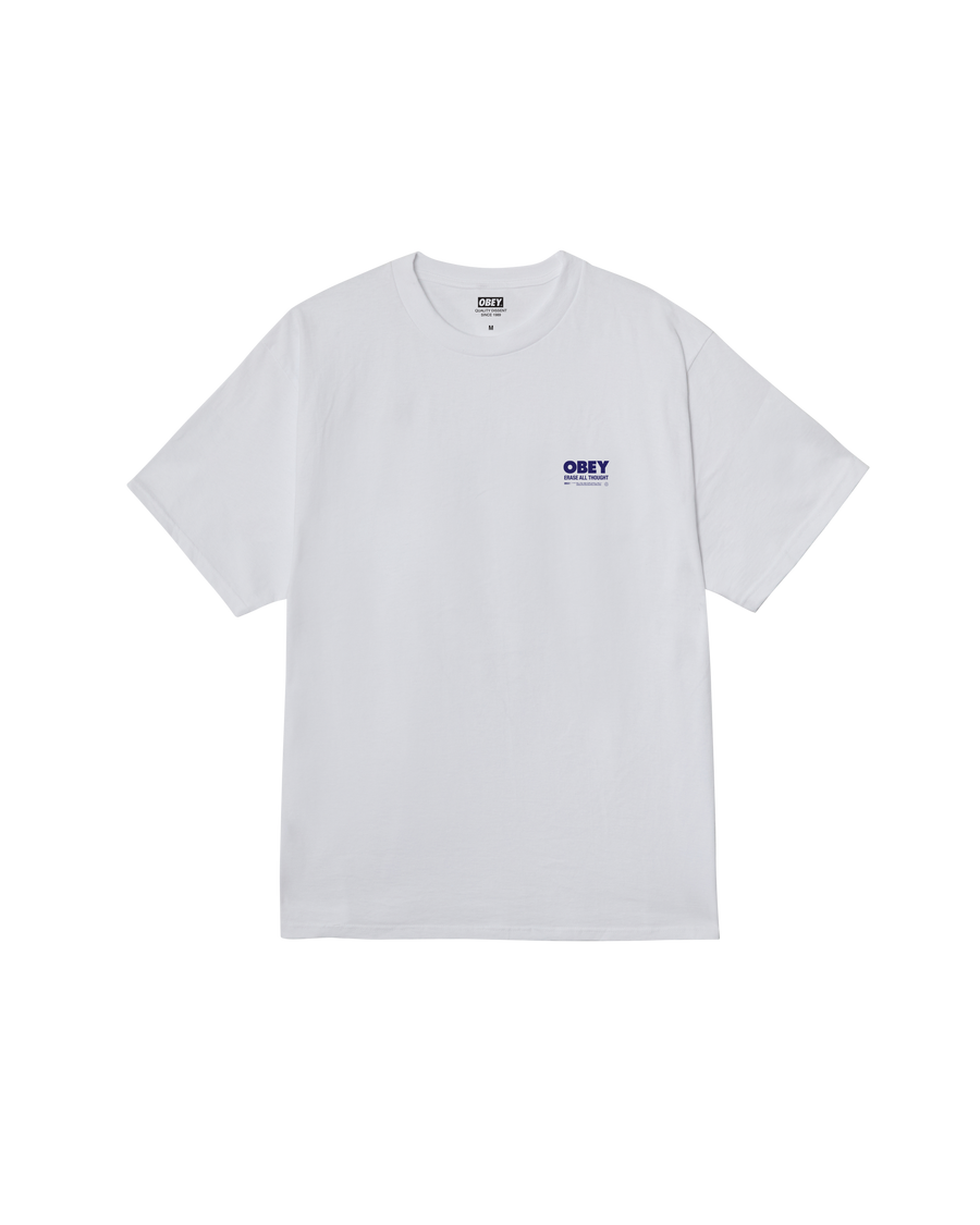 Obey Erase All Thought T-Shirt - White
