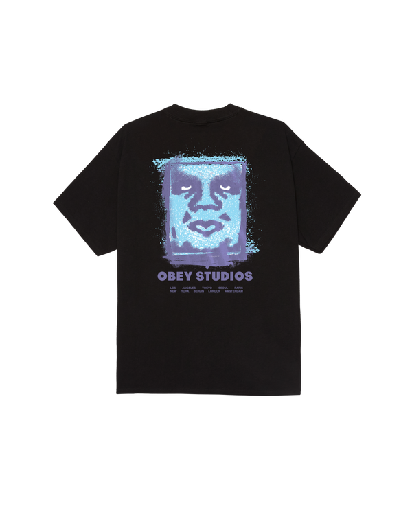 Obey Chalky Icon T-Shirt - Black
