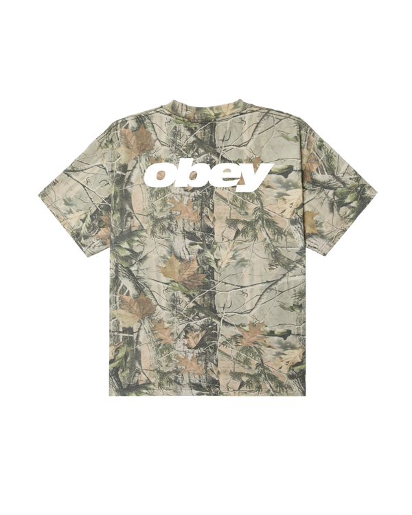 OBEY Bounce Heavyweight T-Shirt - Leaf Camo