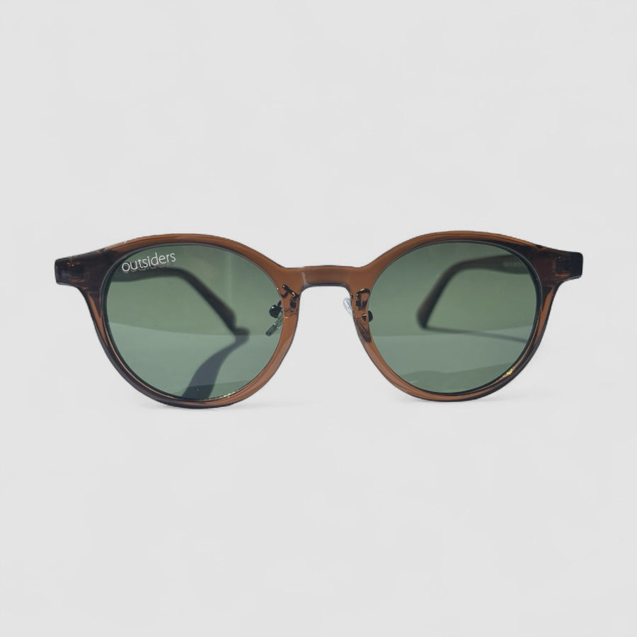 Outsiders Deck Sunglasses - Brown / Moss