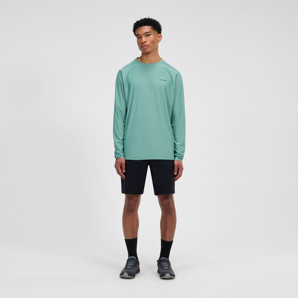 Berghaus 24/7 Tech Tee LS Crew - Green