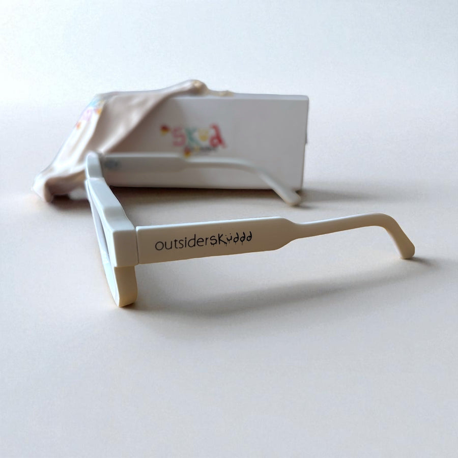 Outsiders x Skuddd Sunglasses - White