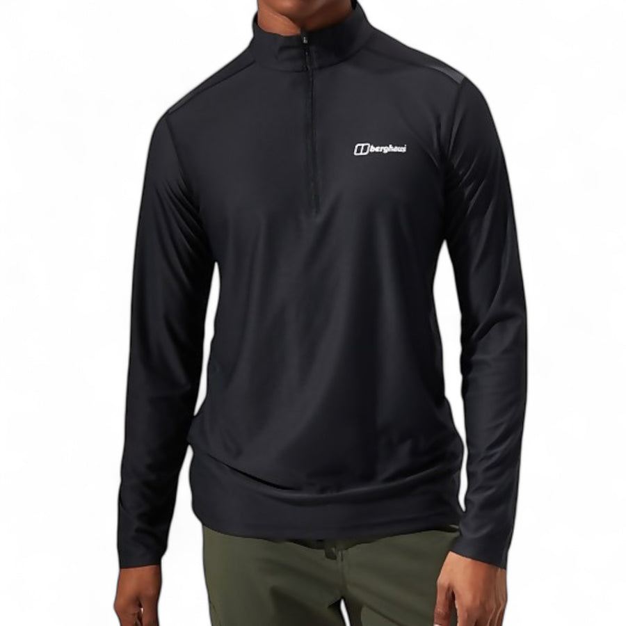 Berghaus 24/7 Half Zip Tech L/S Baselayer - Black product image 2