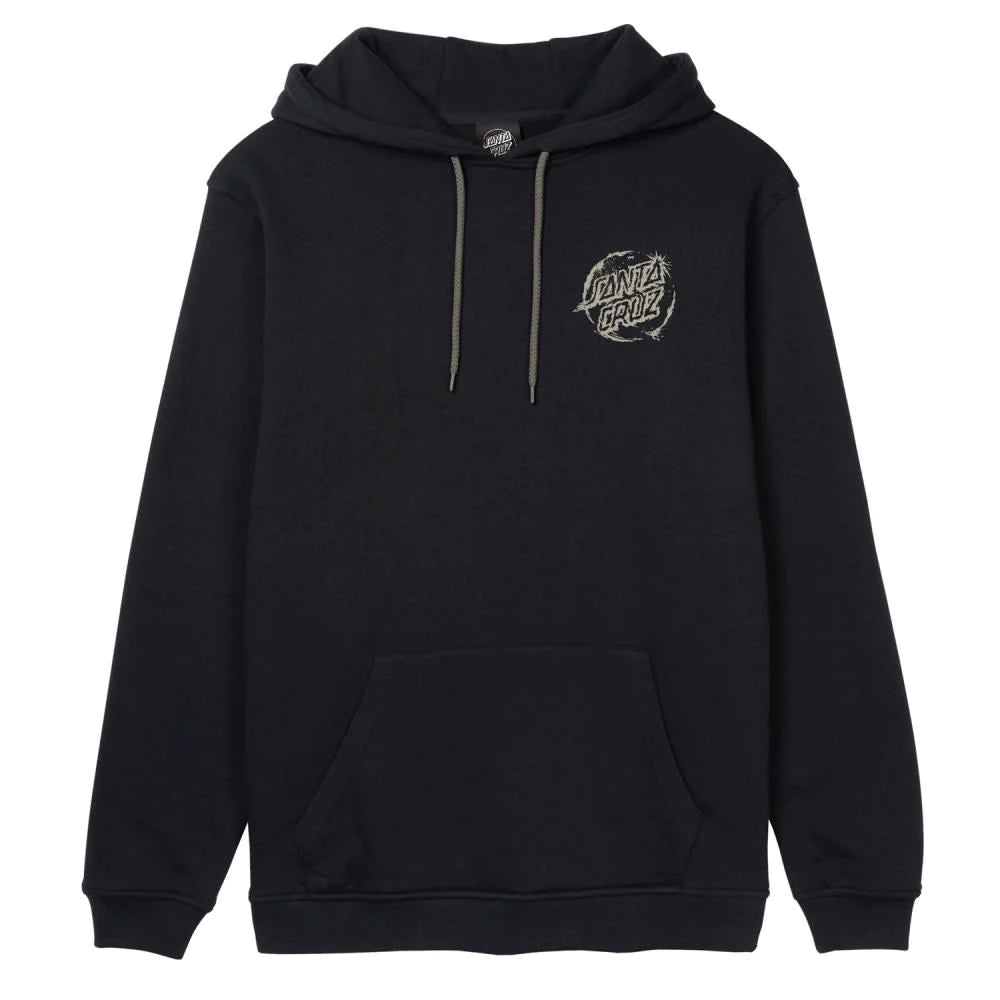 Santa Cruz  Erode Dot Mono Hoodie - Black