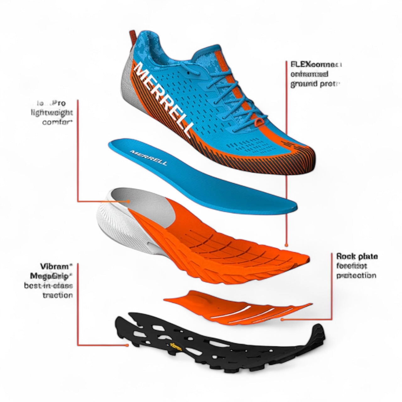 Merrell Agility Peak 5 - Stucco / Beluga