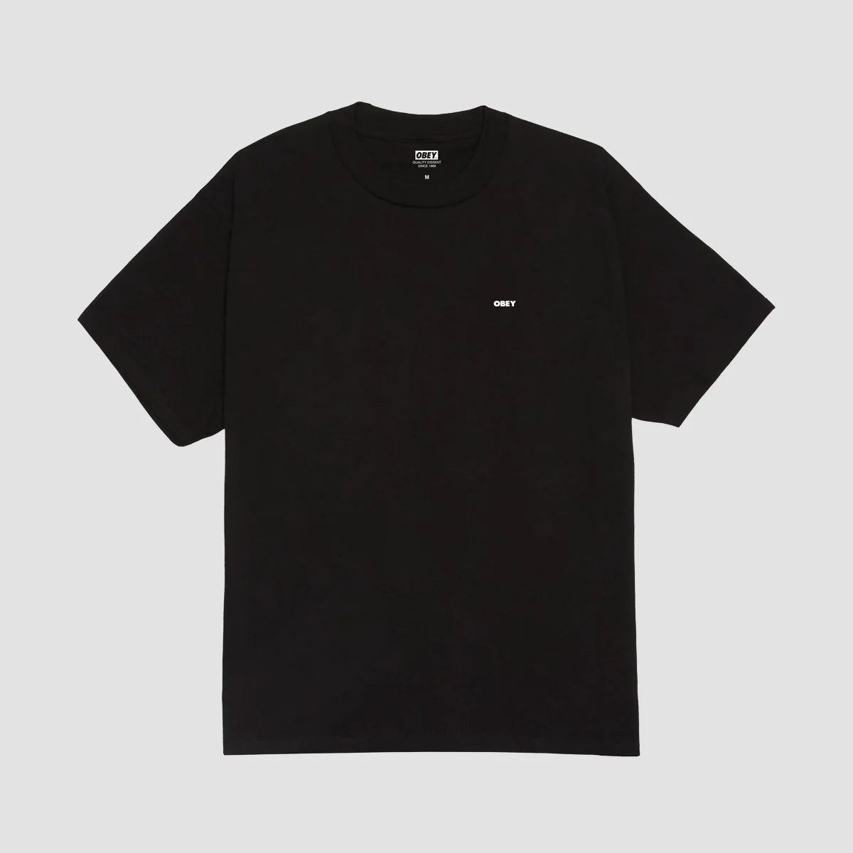 Obey Stencil Flame T-shirt - Black