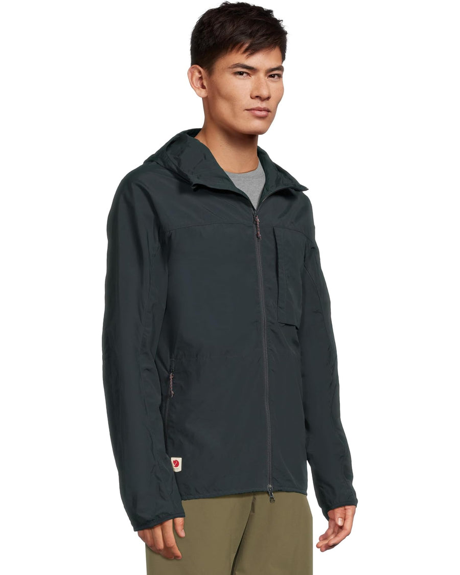 Fjallraven High Coast Wind Jacket - Navy angled view