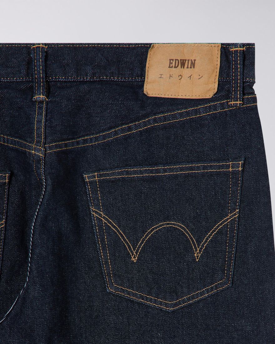 Edwin Kaihara Regular Tapered Indigo Stretch Denim - Blue Rinsed product image 5