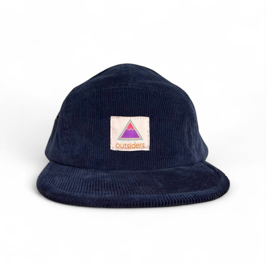 Outsiders Organic Cord 5 Panel Cap - Midnight Blue product image