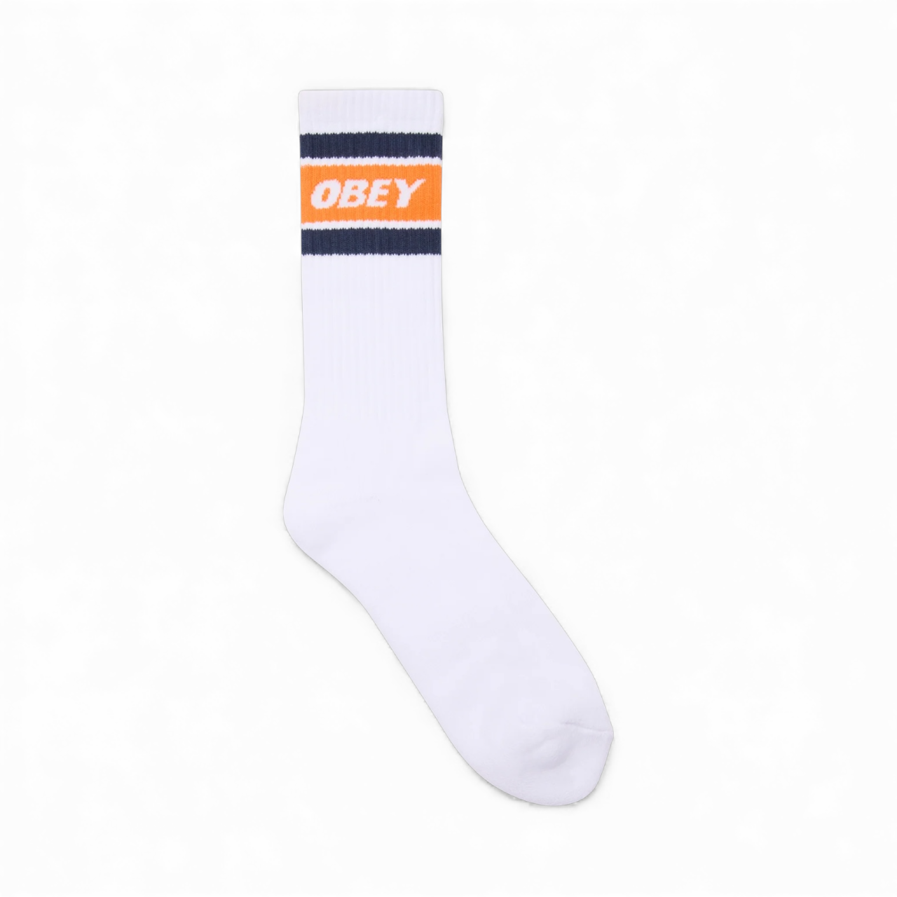 Obey Cooper 2 Socks - White / Orange