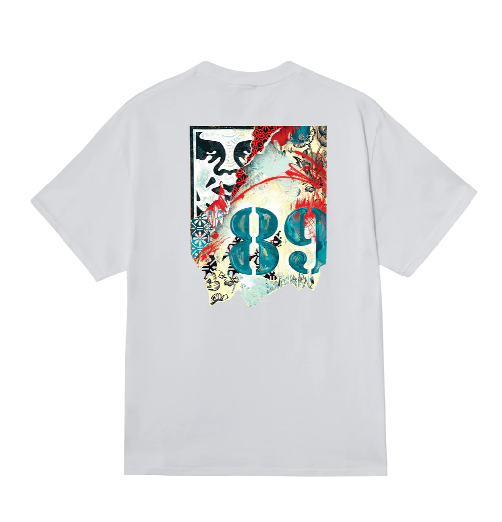 Obey Lisbon Icon T-Shirt – White