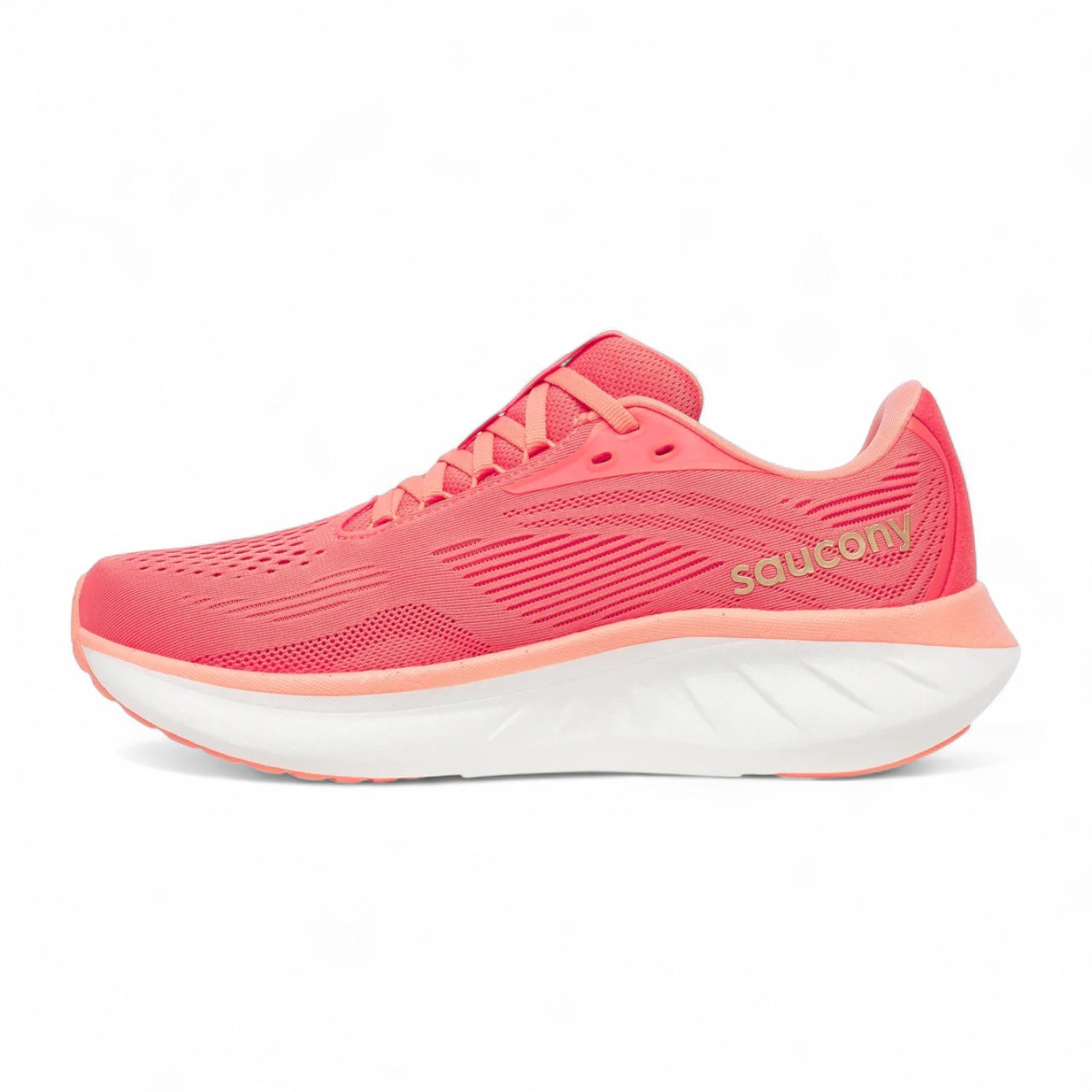 Saucony Ride 18 Womens - Coral / Salmon