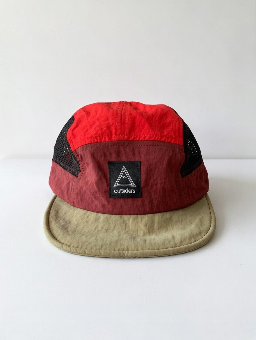 Outsiders Ovent Block Panel Running Cap - Volcano product image
