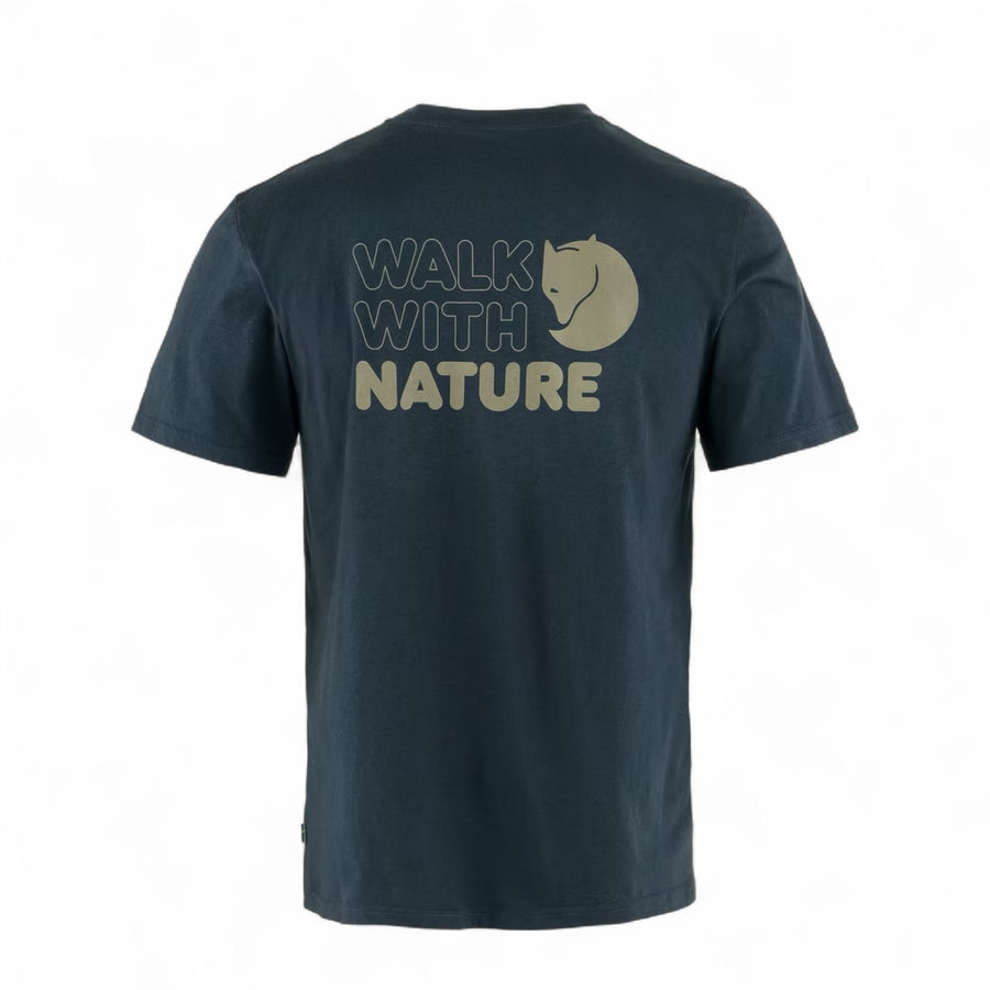 Fjallraven Walk With Nature T-Shirt - Navy product image 2