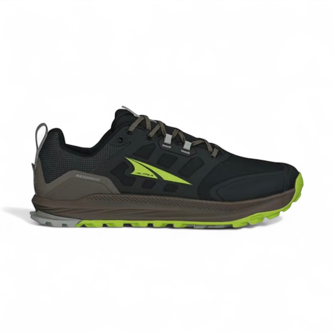Altra Lone Peak 9 Waterproof Low - Black / Lime