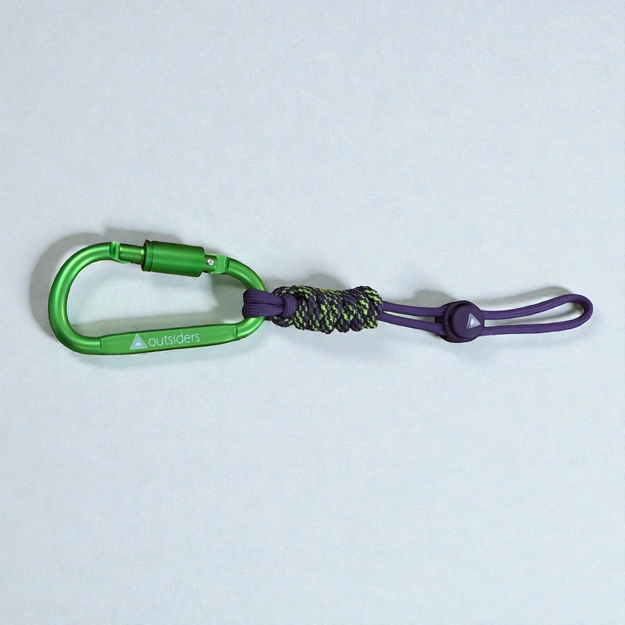 Outsiders Paracord EDC Carabiner - Aurora