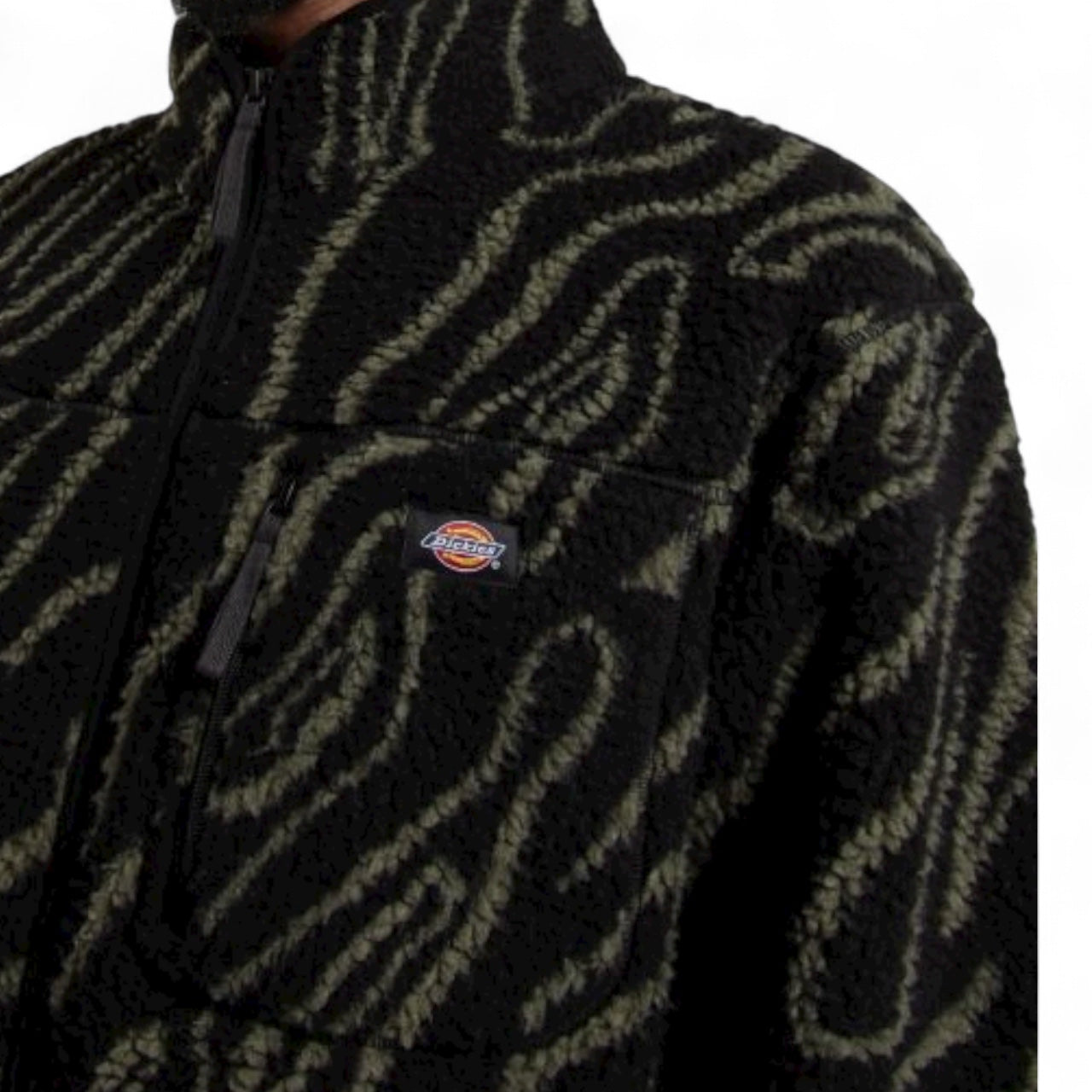 Dickies Mount Hope Fleece Jacket - Black Print