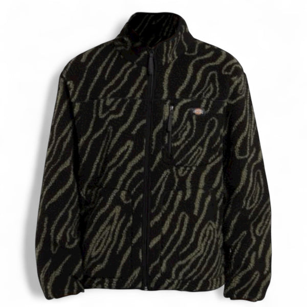 Dickies Mount Hope Fleece Jacket - Black Print