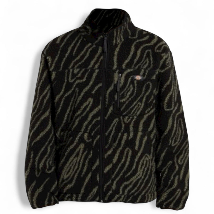 Dickies Mount Hope Fleece Jacket - Black Print