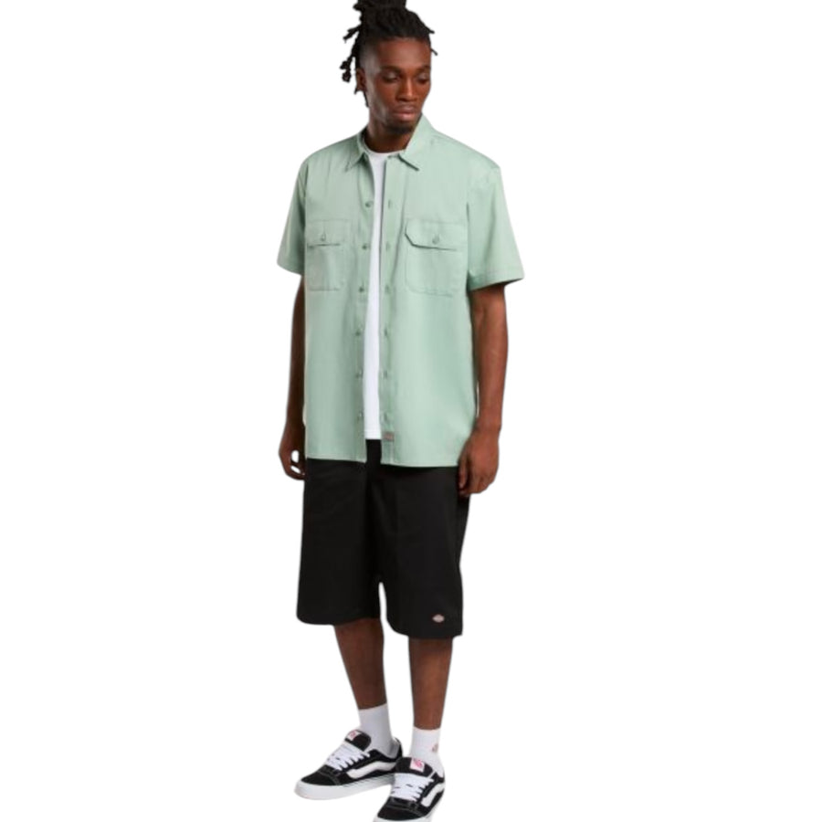 Dickies Work Shirt Short Sleeve - Iceberg Green product image 2