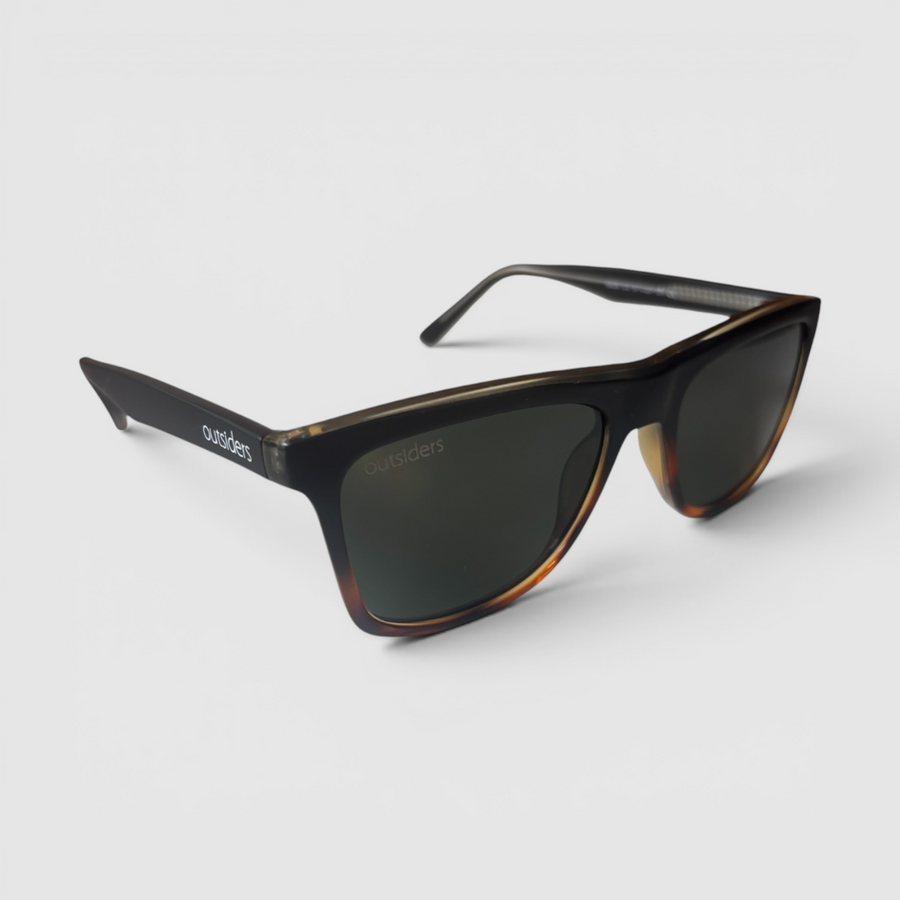 Outsiders Coast Sunglasses - Black / Tortoise Fade