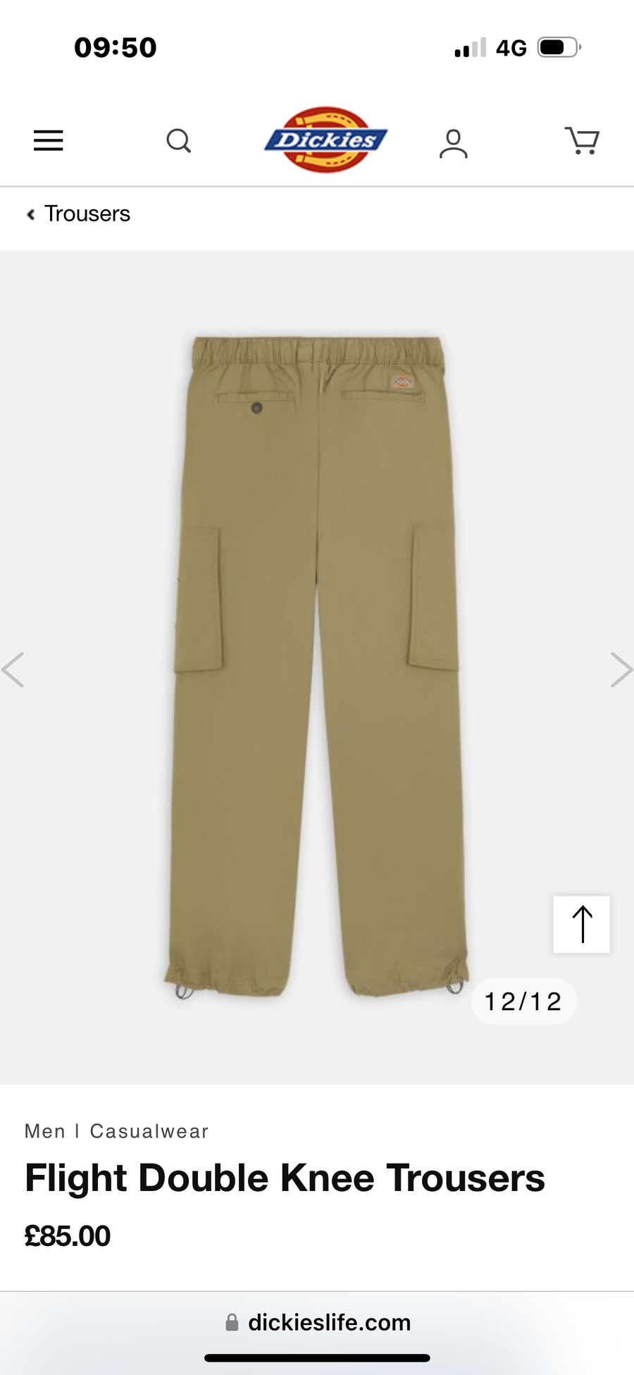 Dickies Flight Double Knee Pant - Imperial Green product image 4