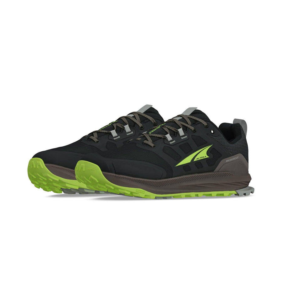 Altra Lone Peak 9 Waterproof Low - Black / Lime product image 4