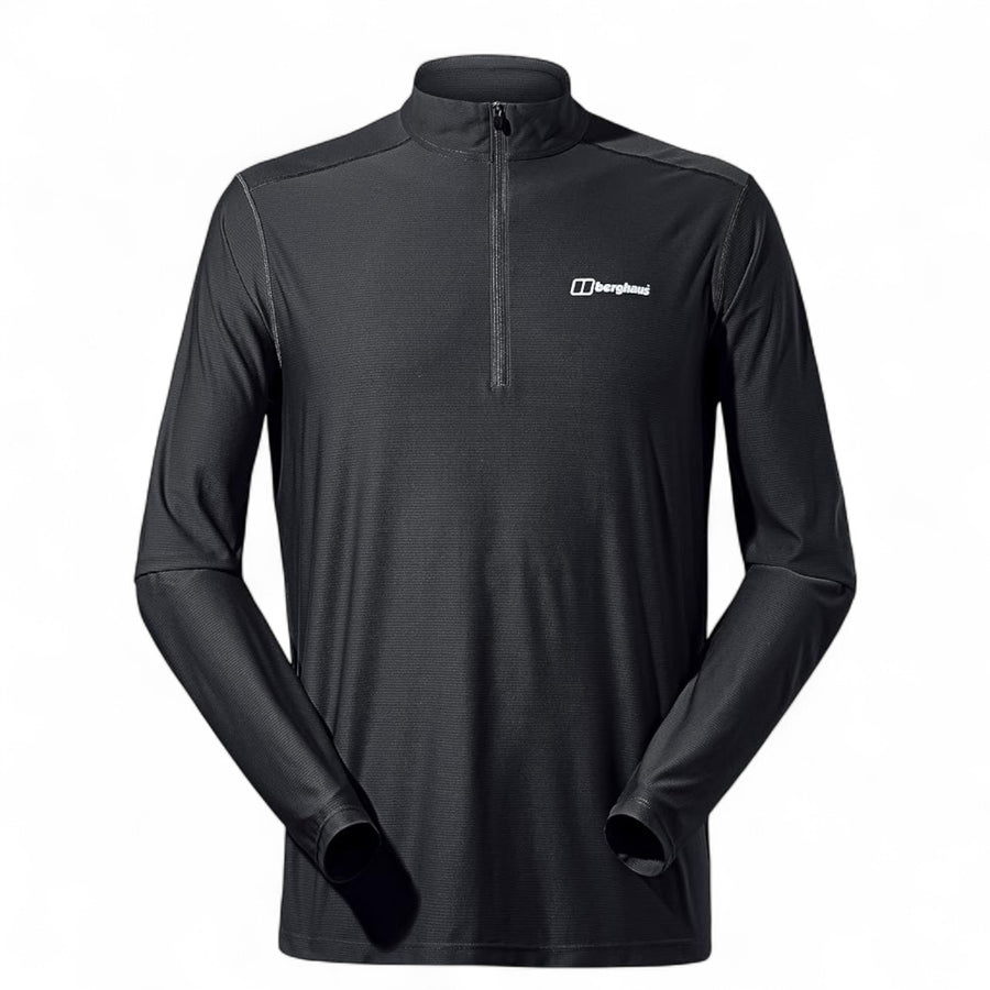 Berghaus 24/7 Half Zip Tech L/S Baselayer - Black
