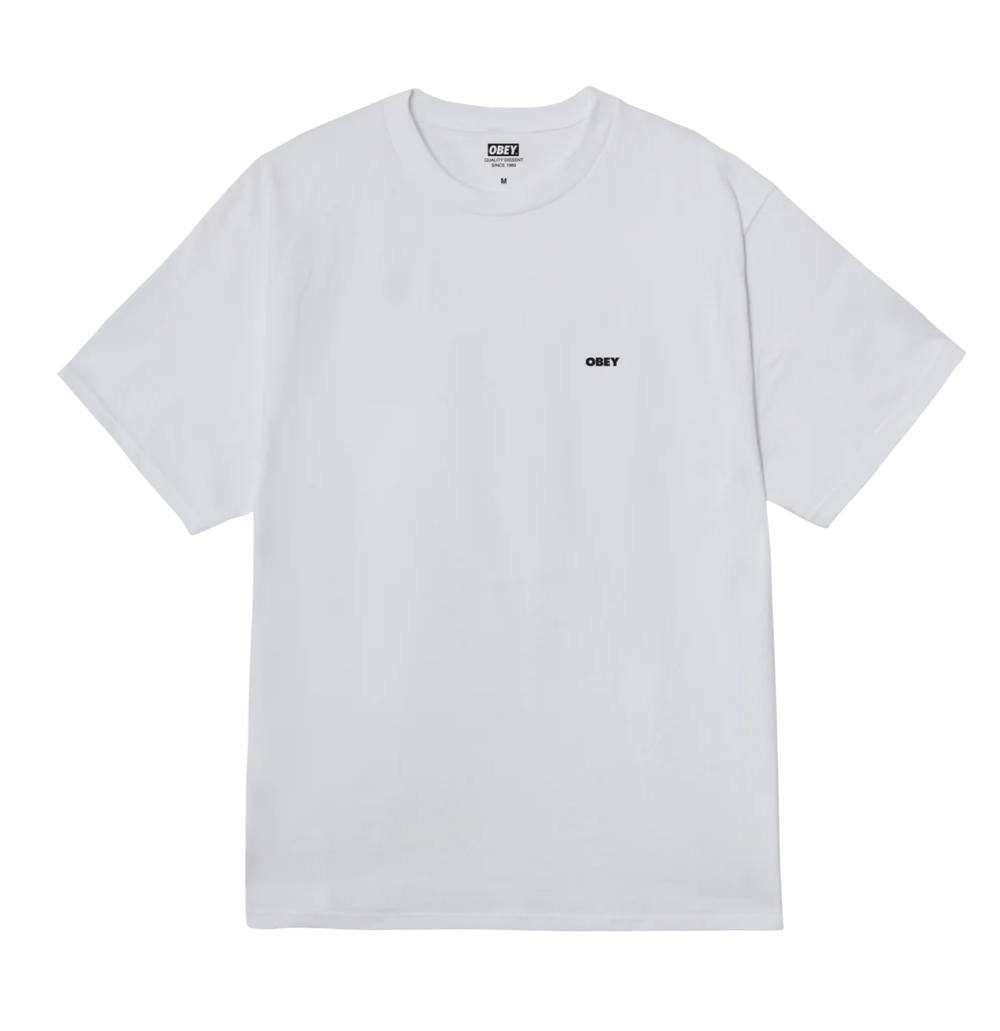 Obey World in Flames T-Shirt – White