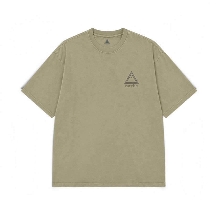 Outsiders Skele T-shirt - Washed Army