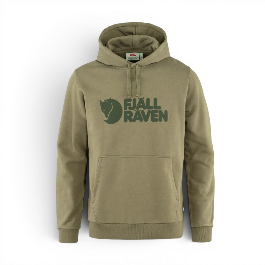 Fjallraven Logo Hoodie - Light olive