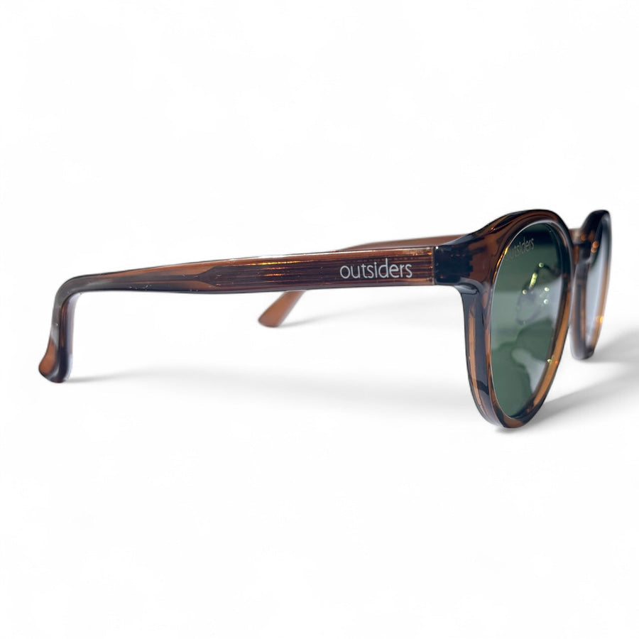 Outsiders Deck Sunglasses - Brown / Moss