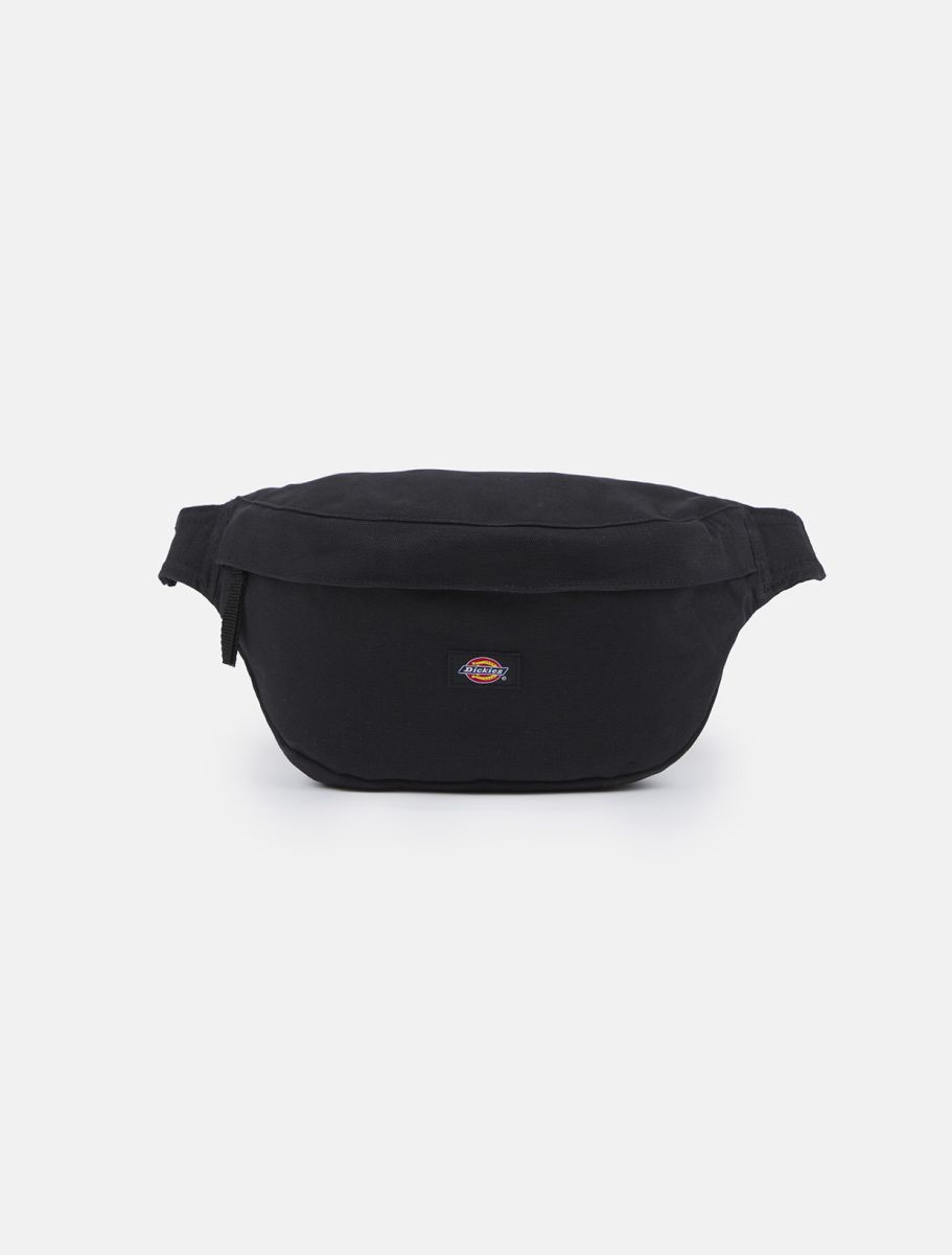 Duck Canvas Cross Body Bum Bag - Black