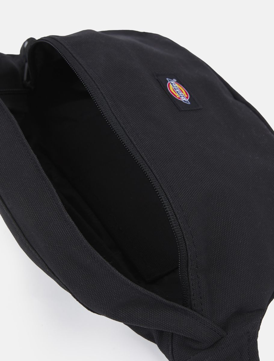 Duck Canvas Cross Body Bum Bag - Black