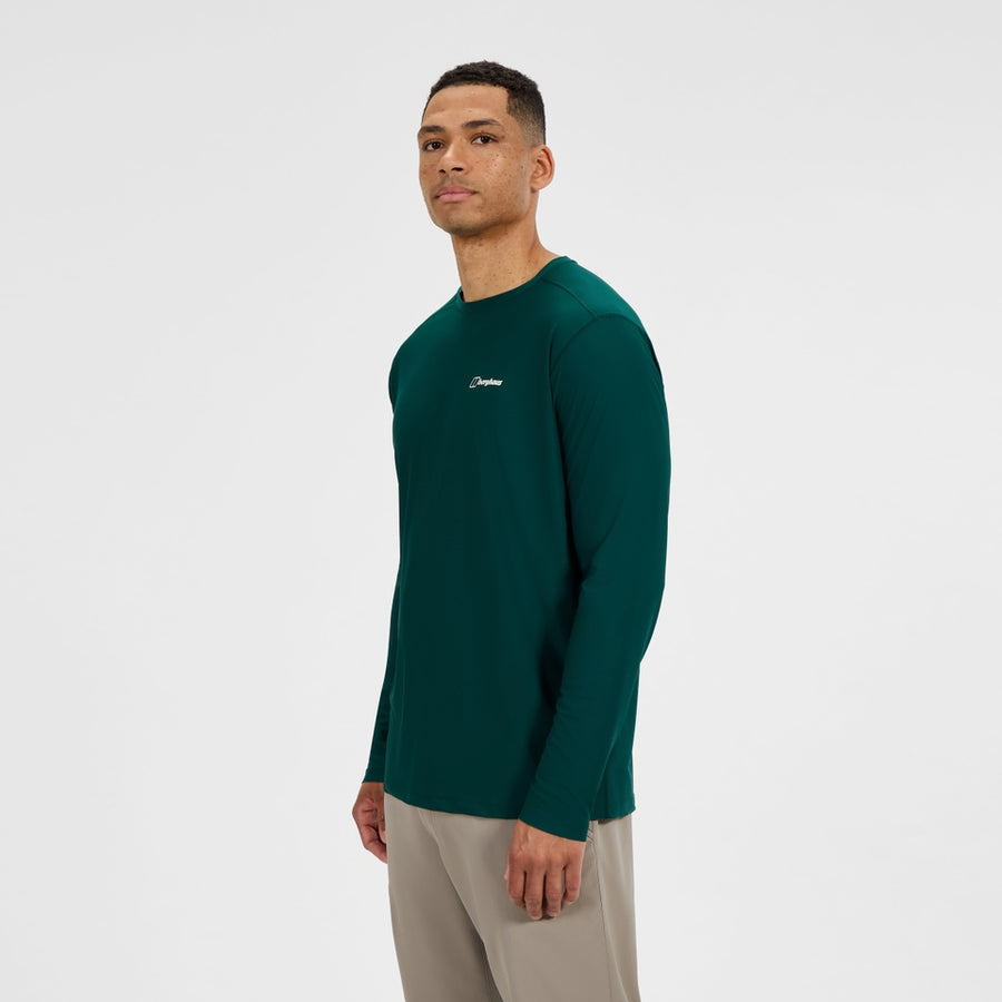 Berghaus 24/7 Tech Tee LS Crew - Green product image 2