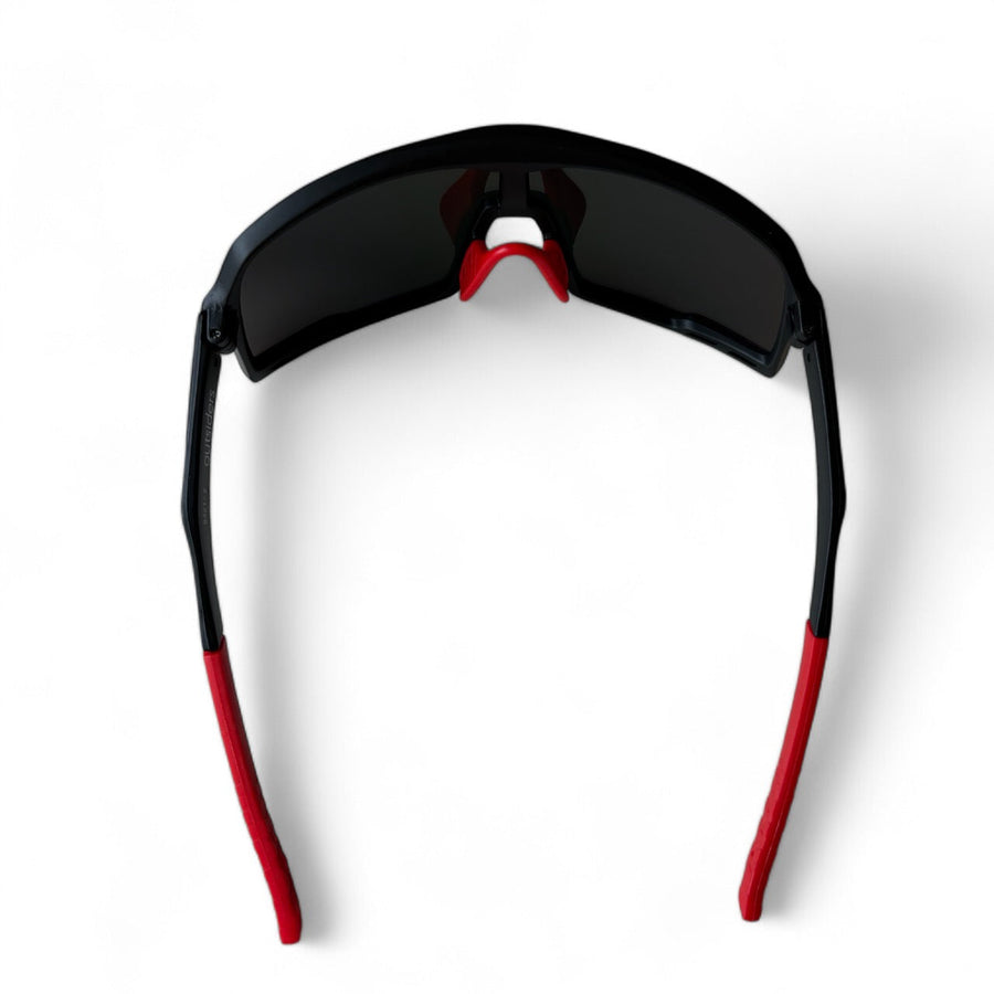 Outsiders Rush Sunglasses - Black Red Scorch