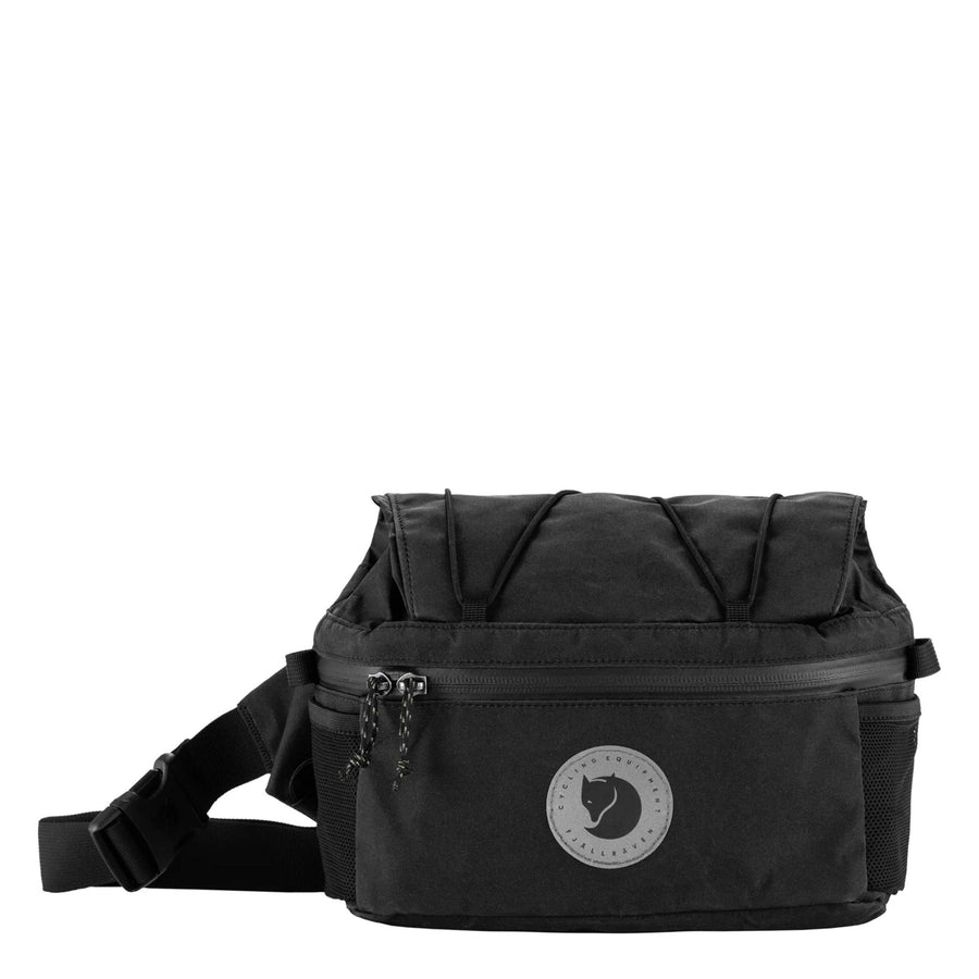 Fjallraven Hoja Expandable Hip Pack - Black front view