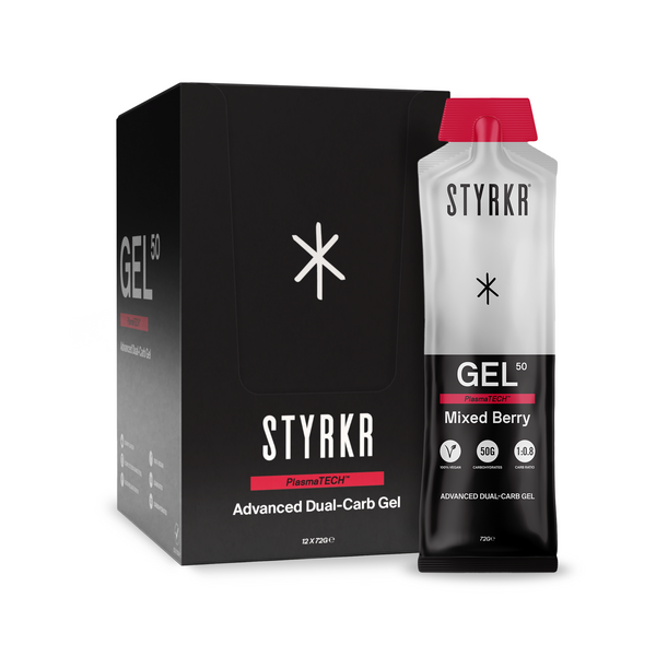 Styrkr GEL50 Dual Carb Gel - Mixed Berry Single Sachet