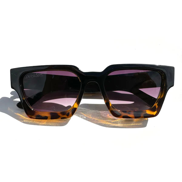Outsiders - Waved Sunglasses - Tortoise Fade/Pink