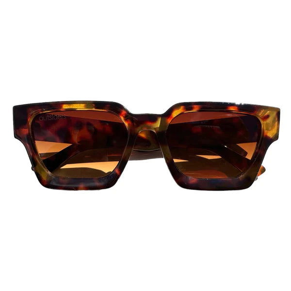 Outsiders - Waved Sunglasses - Tortoise