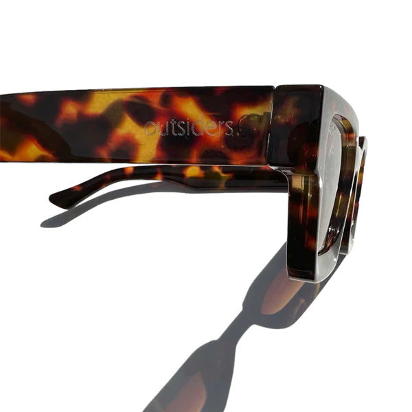 Outsiders - Waved Sunglasses - Tortoise