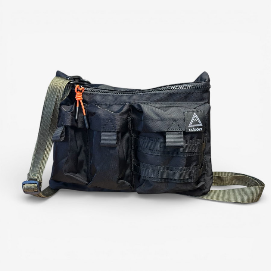 Outsiders Field Crossbody Bag - Black side view
