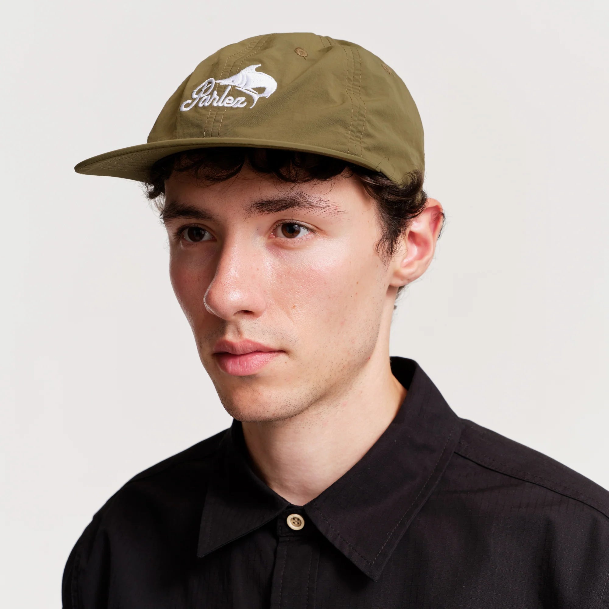 Parlez Catch 6 Panel Cap - Moss
