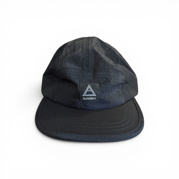Outsiders Fly-Lite 5 Panel Running Cap - Black