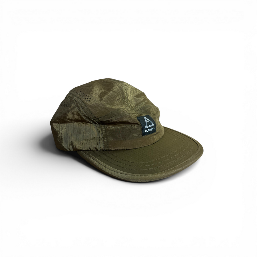 Outsiders Fly-Lite 5 Panel Running Cap - Olive product image
