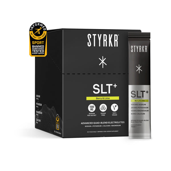 Styrkr SLT+ Advanced Quad Blend Electrolytes - Berry & Lime Single Sachet