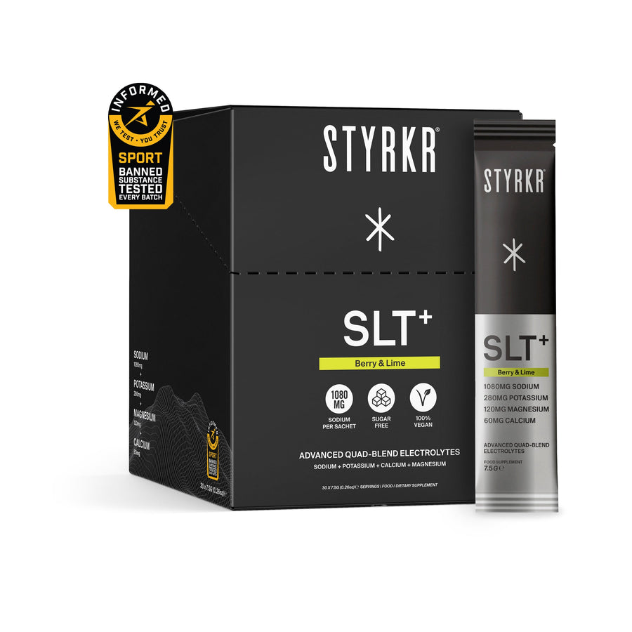 Styrkr SLT+ Advanced Quad Blend Electrolytes - Berry & Lime Single Sachet
